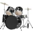 KORN Drum Set Schlagzeug 22 Zoll Black inkl. Becken u. Hocker Thumbnail 1